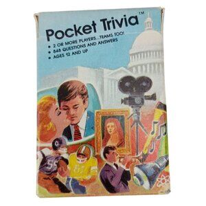 Hoyle Movie Trivia Game Pocket Trivia Card Deck 1984 Vintage